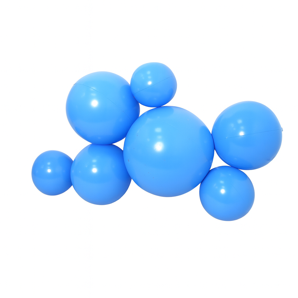 New! Reusable Electric Blue 7-Cluster Balloon Garland