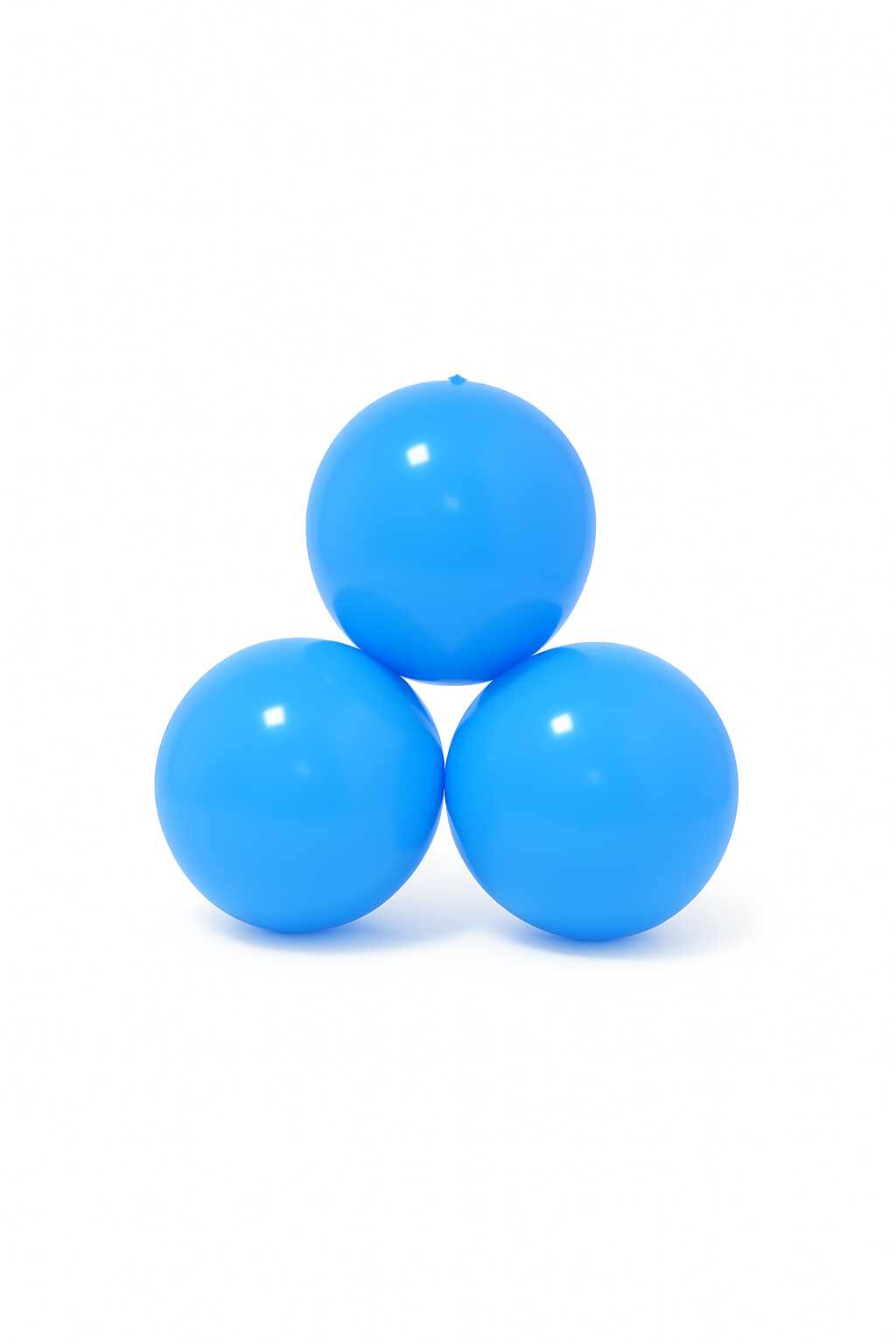 New! Reusable Electric Blue  3-Cluster Balloon Garland