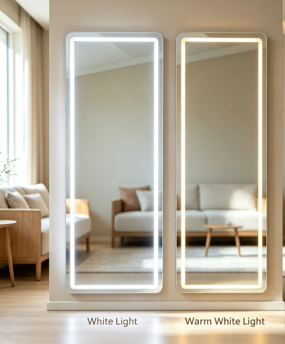 LIMITED EDITION - Full Length Custom Engraved Social Media | Instagram Mirror