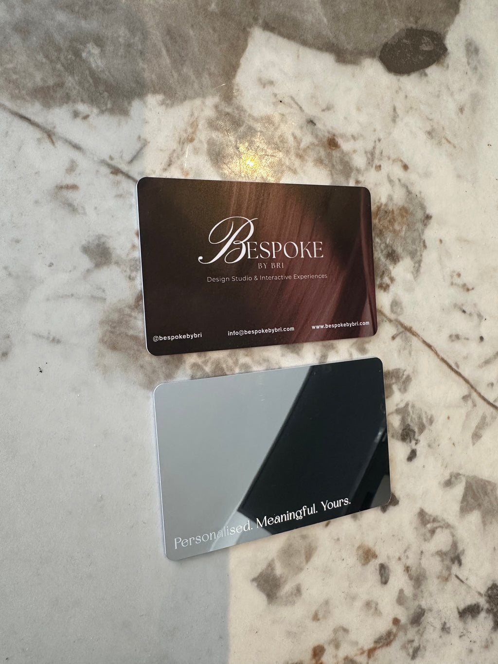 Launch Deal First 100 Customers! Mirror Business Cards