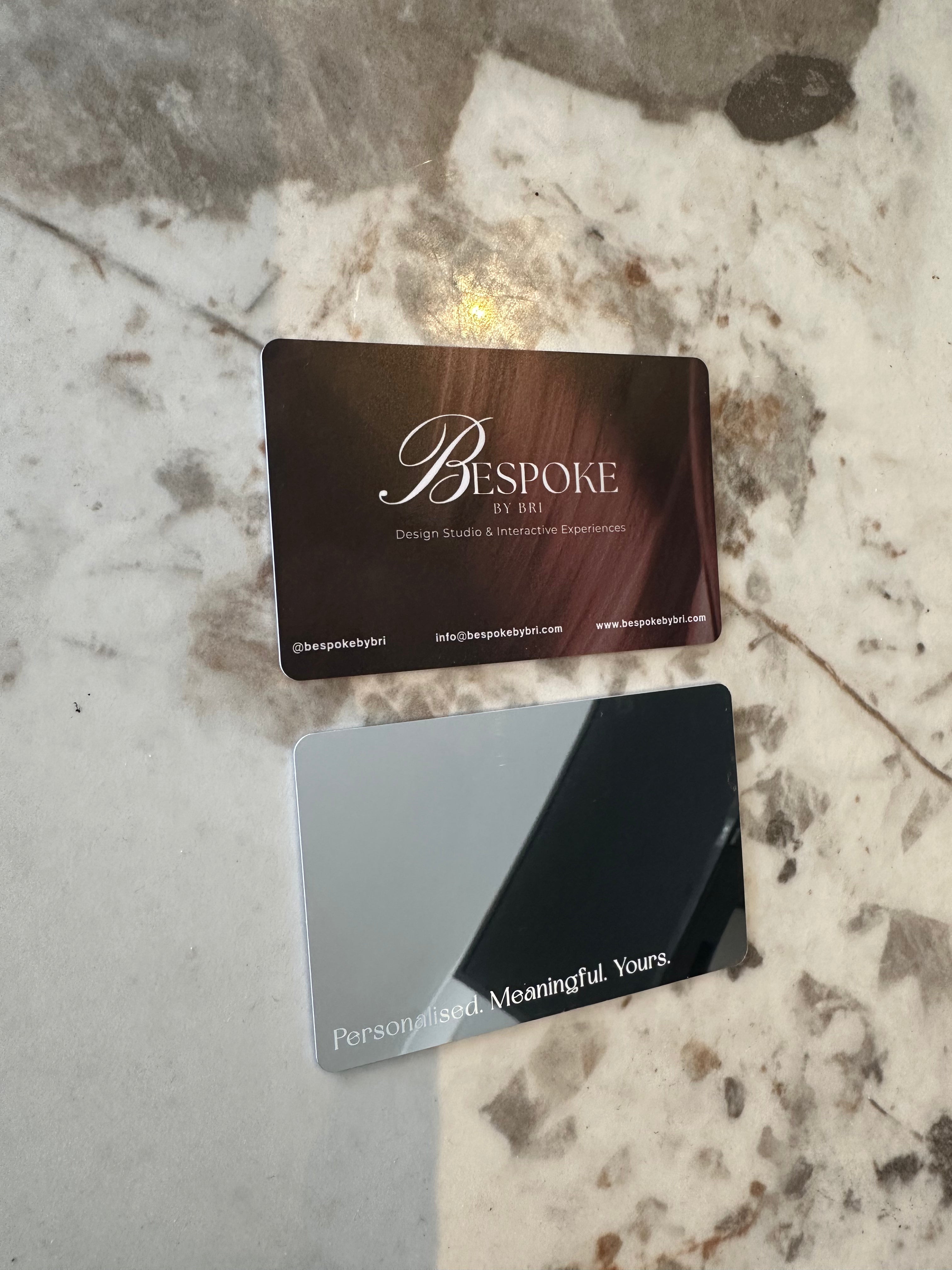 Launch Deal First 100 Customers! Mirror Business Cards