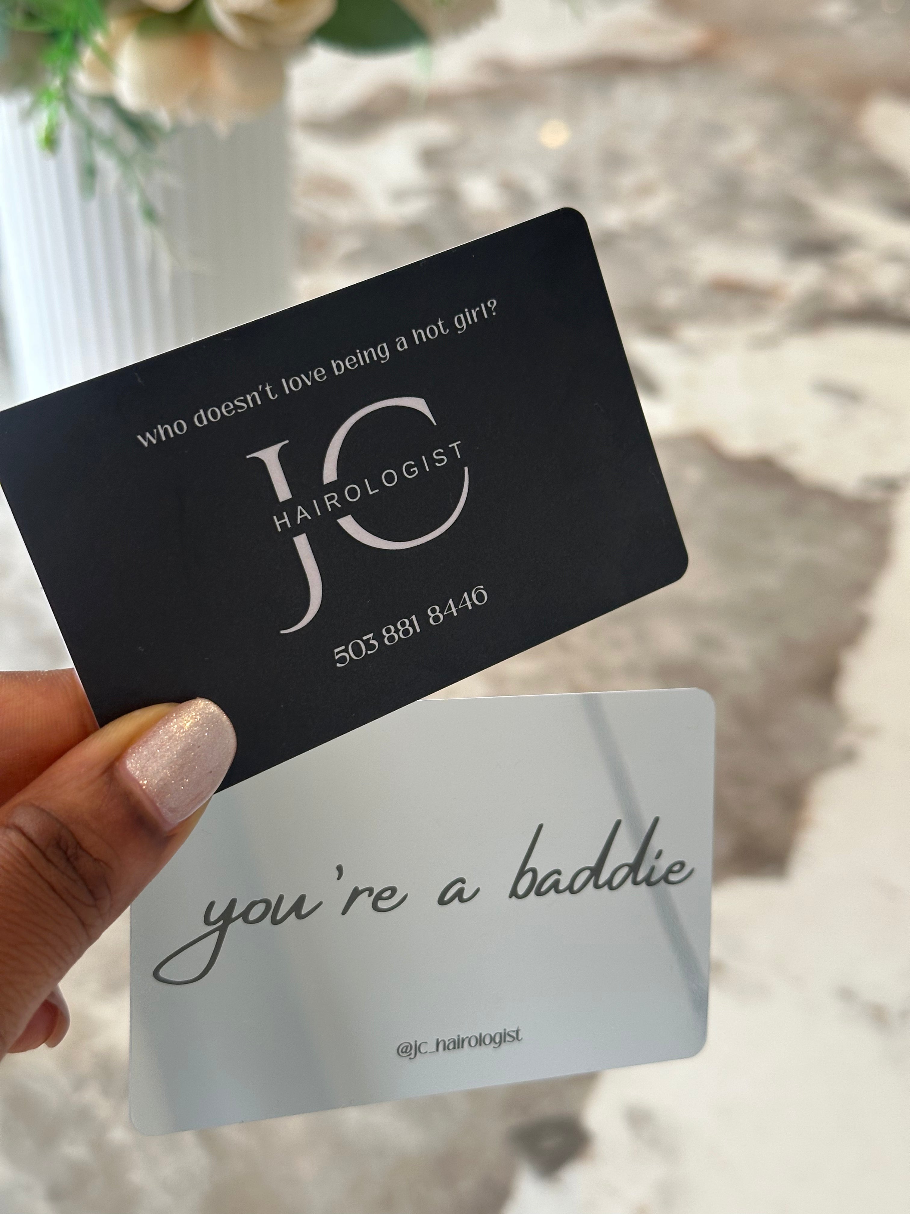 Launch Deal First 100 Customers! Mirror Business Cards