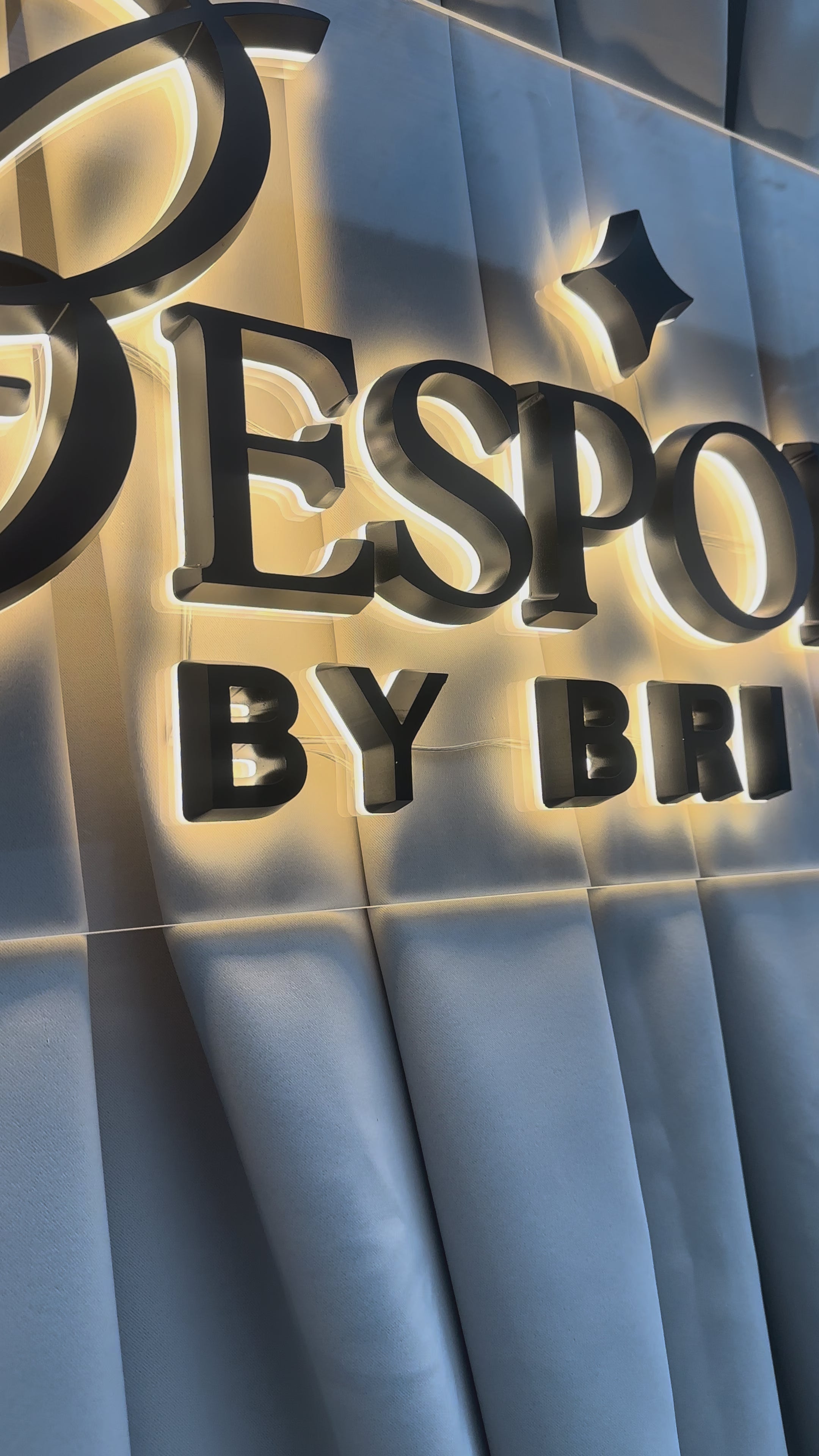 Custom Backlit Business Logo Letters – Please send us a request on the Bespoke Order Form for a quote.